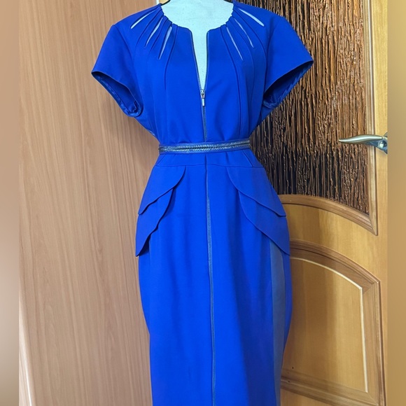 Catherine Deane women’s midi pencil dress Sz 46 USA Sz 14. Runs big. - Picture 5 of 16